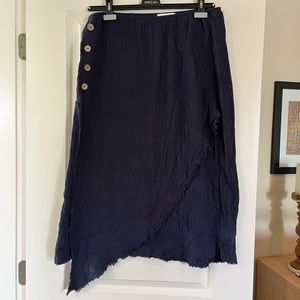 Crinkle gauze summer skirt